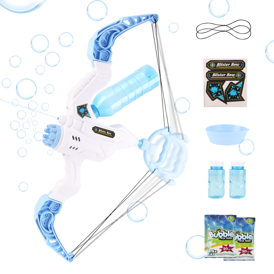 Bow and Arrow Bubble Maker Water Gun Summer Outdoor Toys Gift for 3+ Boys Girls