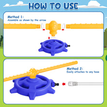 Load image into Gallery viewer, Yard Outdoor Activities Water Sprinklers Summer Toy for Kids Sprays Outside Garden Lawn Water Toys for Boys Girls Activities Backyard Game
