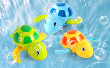 Load image into Gallery viewer, Floating Wind-Up Sea Turtle Bath Toys for Toddlers-Interactive Swimming Turtles for Bathtub Fun, Perfect Water Toys, and Party Favors for Kids
