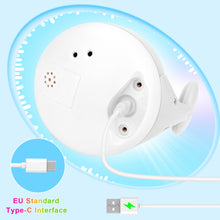 Load image into Gallery viewer, Baby Bath Toys Whale Induction Spray Water Swimming Bathtub Toy LED Light Up Sprinkler Toy for Toddler Bathtime (White)
