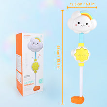 Load image into Gallery viewer, Baby Shower Bath Toy Set- Cloud Sprinkler Faucet with Foldable Bathtub Shower Head-Fun Bath Sprays &amp; Tubs for Toddlers, Perfect Bathtime Gift for Kids
