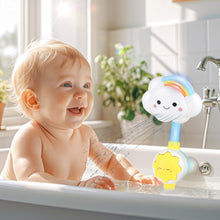 Load image into Gallery viewer, Baby Shower Bath Toy Set- Cloud Sprinkler Faucet with Foldable Bathtub Shower Head-Fun Bath Sprays &amp; Tubs for Toddlers, Perfect Bathtime Gift for Kids
