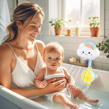 Load image into Gallery viewer, Baby Shower Bath Toy Set- Cloud Sprinkler Faucet with Foldable Bathtub Shower Head-Fun Bath Sprays &amp; Tubs for Toddlers, Perfect Bathtime Gift for Kids
