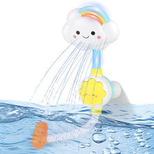 Load image into Gallery viewer, Baby Shower Bath Toy Set- Cloud Sprinkler Faucet with Foldable Bathtub Shower Head-Fun Bath Sprays &amp; Tubs for Toddlers, Perfect Bathtime Gift for Kids
