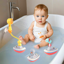 Load image into Gallery viewer, Baby Bath Time Shower Toy Set Floating Boat and Cute Animal Sprinkler Toys with Detachable Shower Head, Interactive Water Spray Features, Perfect Bathing Fun for Toddlers and Kids, Ideal Gift for Boys and Girls
