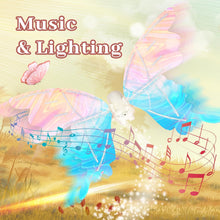 Load image into Gallery viewer, Butterfly Wings and Halo Light up Wings with Musical Cosplay Fancy Dress-up for Kids
