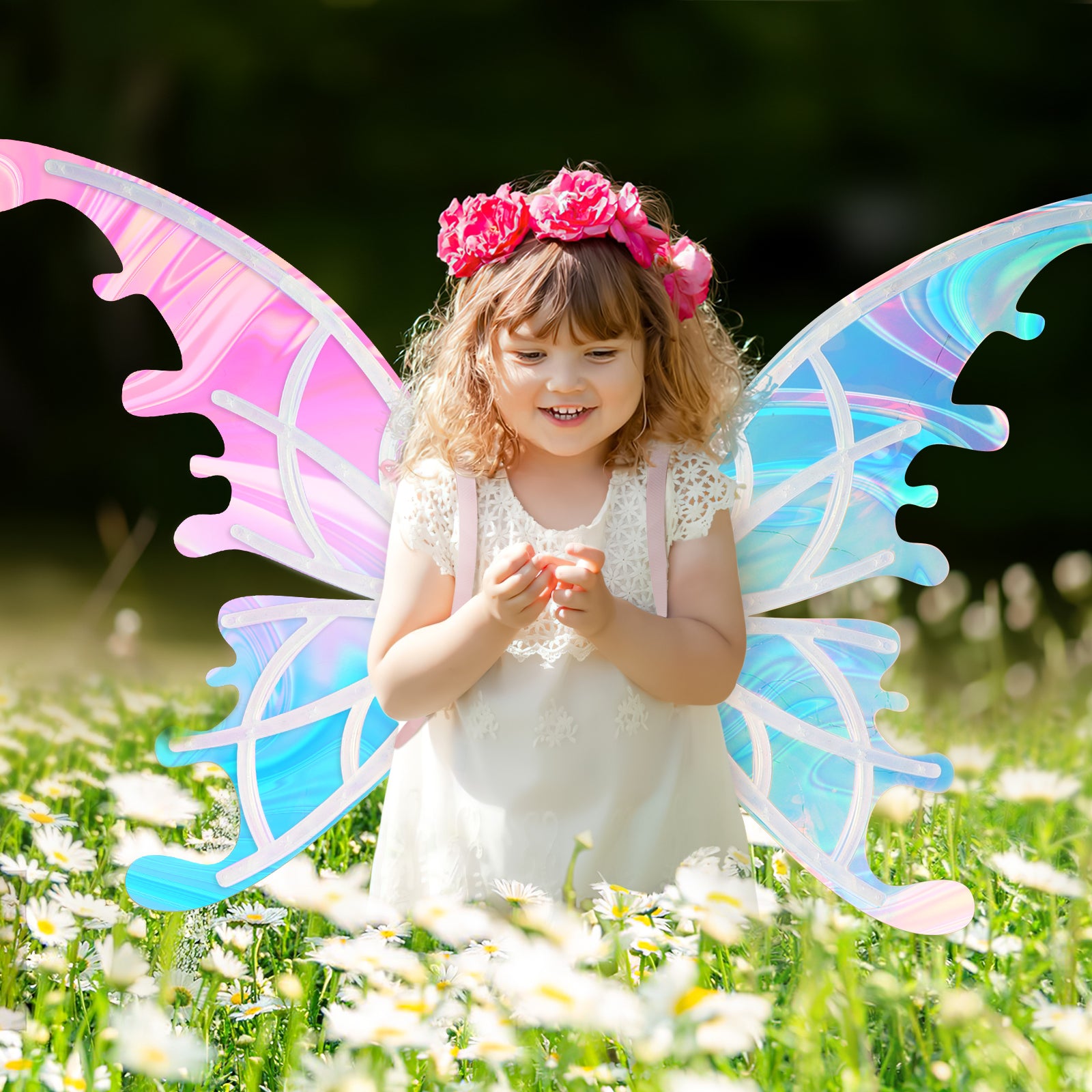 Glowing Butterfly Wings Fairy Costume Angel Wings for Girls Fun Play F deaotoys Glowing Butterfly Wings Fairy Costume Angel Wings for Girls Fun Play F deaotoys