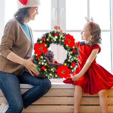 Load image into Gallery viewer, Christmas Light Up Wreath Spruce Wreath
