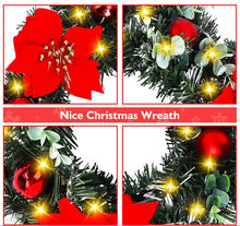 Load image into Gallery viewer, Christmas Light Up Wreath Spruce Wreath
