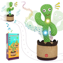 Load image into Gallery viewer, Talking Cactus Toy Singing Cactus Voice Recorder Baby Toys  Plush Cactus Educational Toys Repeats What You Say Learning Toys-DANCE-CT
