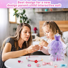 Load image into Gallery viewer, Fashion Designer Kit for Kids, Arts and Crafts Sewing Kits for Girls, Princess Fashion Design Doll Clothes Outfits Hand Made Set for Kids
