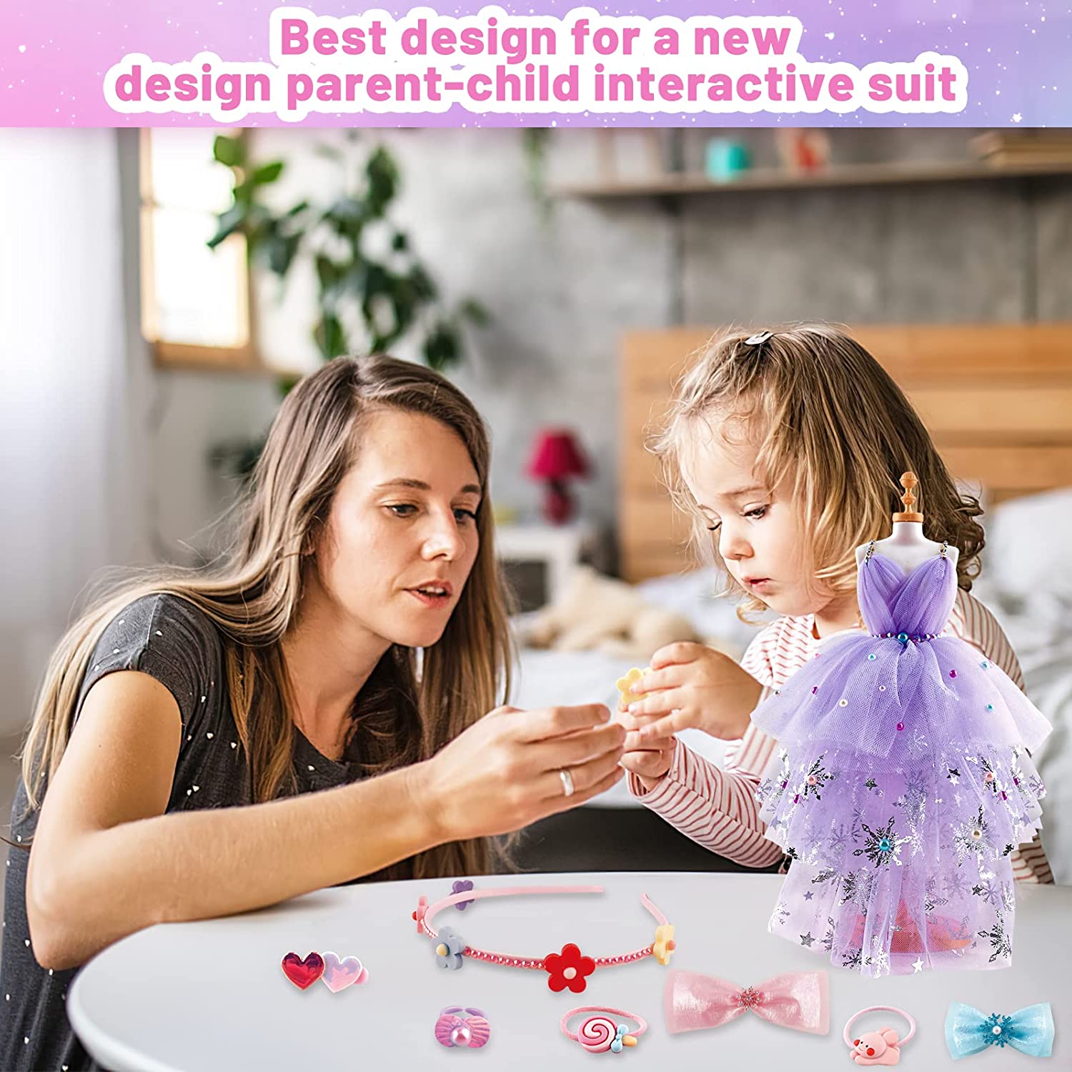 Fashion Designer Kit for Kids, Arts and Crafts Sewing Kits for Girls,   deaotoys