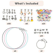 Load image into Gallery viewer, Charm Bracelet Making Kit for Kids Jewelry Making for Kids Charm Bracelets for Kids ages 3 Plus
