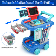 Load image into Gallery viewer, Multi-purpose Doctors Trolley Set for Kids Medical Centr Playsets Medical Tools Role Play Toy Educational Doctor Playset for Girls and Boys age 3-12
