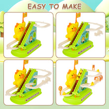 Load image into Gallery viewer, Electric Ducks Chasing Race Track Game Set Small Ducks Climbing Toys Roller Coaster Toy Fun Stair Climbing Toy with Lights &amp; Music for Kids-DUCK-2
