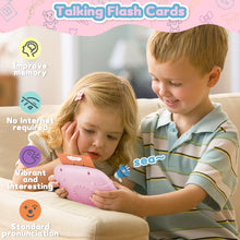 Load image into Gallery viewer, Talking Flash Cards Early Educational Toys Audible Flash Cards 224 Words Montessori Interactive Toy for Kids Christmas Birthdays Gift-ELC-3
