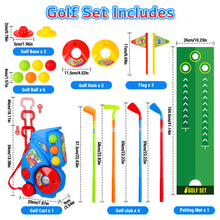 Load image into Gallery viewer, Golf Clubs Toy Set Outdoor Indoor Sports Garden Play Game Toy for Toddlers 3 4 5 Years Old
