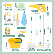 Load image into Gallery viewer, 12 pcs Housekeeping Cleaning Pretend Play Set Toy Gift for Kids
