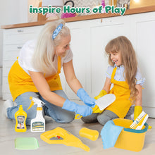 Load image into Gallery viewer, 12 pcs Housekeeping Cleaning Pretend Play Set Toy Gift for Kids
