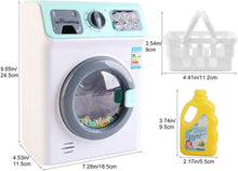 Load image into Gallery viewer, &#39;My First Washing Machine&#39; Laundry and Cleaning Play Set for Kids Christmas Gift Educational Toys with Realistic Functions
