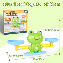 Load image into Gallery viewer, Frog Counting and weight Board Game for Kids, Frog Scales Board Game, Great Family Fun
