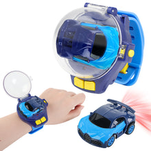 Load image into Gallery viewer, Remote Control Cars BLUE Watch Toy Watch Controlled Car for Kids Ages 3 Plus
