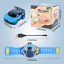 Load image into Gallery viewer, Remote Control Cars BLUE Watch Toy Watch Controlled Car for Kids Ages 3 Plus
