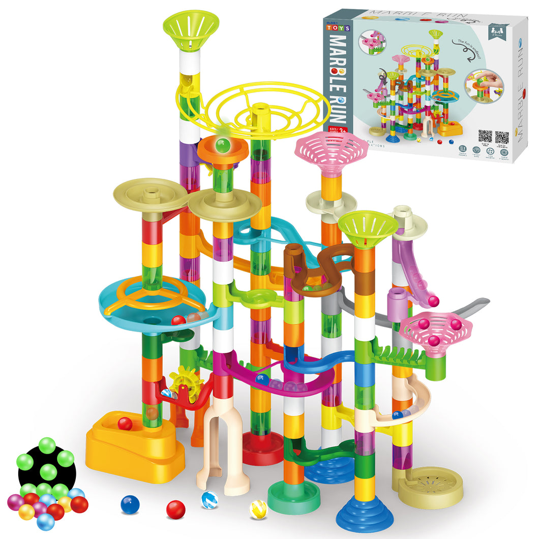 150 Piece Marble Run Toy Set Educational Toy Stem Marble Rush DIY