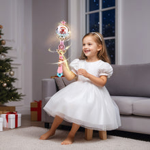 Load image into Gallery viewer, Light-Up Magic Princess Wand for Kids LED Wand with Music and Lights Perfect for Girls&#39; Pretend Play, Halloween Costumes, and Christmas Gifts
