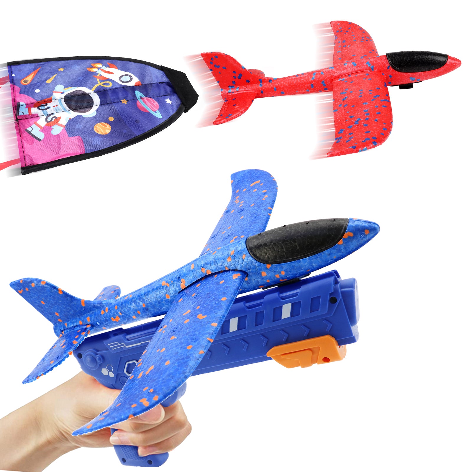soputry Kite Launcher Toys, 2023 New Launcher with 3 Pcs Kite Toy Set Kite  Beach Toy, Funny Beach Kite Toy Outdoor Sports Flying Toys 4 5 6 7 8 9 10