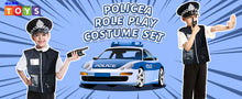 Load image into Gallery viewer, Police Costume Set with Vest Hat Toy Shotgun Role Play Police Play Children Christmas Gift Halloween Dressing Up for Kids
