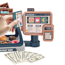 Load image into Gallery viewer, Kids Coffee Shop Playset with Coffee Machine, Cash Register &amp; Bakery Accessories – Pretend Café Role‑Play Toy for Children Ages 3+
