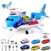 Load image into Gallery viewer, Transport Cargo Airplane Car Toy Play Set with Music and Light Toy Toddler Toys with Vehicle Car Toys Birthday Gifts for Kids
