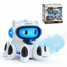 Load image into Gallery viewer, Mechanical Octopus Toy with Omni‑Directional Movement, Lights, Sounds, Lifting &amp; Rotating Actions, Mist Spray Effect &amp; Swinging Legs – Interactive Playset for Kids Ages 3+
