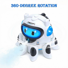Load image into Gallery viewer, Mechanical Octopus Toy with Omni‑Directional Movement, Lights, Sounds, Lifting &amp; Rotating Actions, Mist Spray Effect &amp; Swinging Legs – Interactive Playset for Kids Ages 3+
