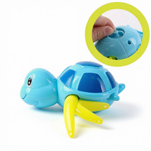 Load image into Gallery viewer, Floating Wind-Up Sea Turtle Bath Toys for Toddlers-Interactive Swimming Turtles for Bathtub Fun, Perfect Water Toys, and Party Favors for Kids

