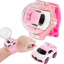 Load image into Gallery viewer, Remote Control Cars PINK Watch Toy Watch Controlled Car for Kids Ages 3 Plus
