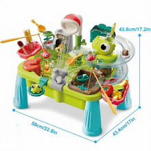 Load image into Gallery viewer, Children’s Water &amp; Fishing Activity Table
