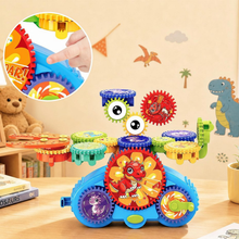 Load image into Gallery viewer, STEM Gear Building Set for Kids, Creative Gear Building Blocks, STEM Learning Toy, Dual Power Modes, Educational Toy for Boys &amp; Girls Ages 3+
