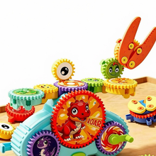 Load image into Gallery viewer, STEM Gear Building Set for Kids, Creative Gear Building Blocks, STEM Learning Toy, Dual Power Modes, Educational Toy for Boys &amp; Girls Ages 3+
