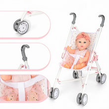 Load image into Gallery viewer, Baby Doll Nursery Playset with 12" Doll, Stroller, Crib, Play Mat &amp; Travel Bags – Complete Pretend Baby Care Set with Accessories – Role‑Play Toy for Kids Ages 3–8

