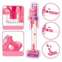 Load image into Gallery viewer, 3‑in‑1 Kids Toy Vacuum Cleaner Set – Pretend Cleaning Kit with Mop, Broom &amp; Accessories
