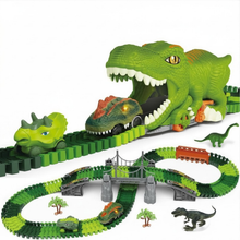 Load image into Gallery viewer, Dinosaur Track Toy Set, Dinosaur Track Toys for Kids, Dinosaur Toys for Boys 3 -6 years old, Track Car Track Set, Dinosaur World, Dinosaur Tunnel, Birthday Christmas Gift

