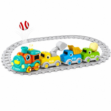 Load image into Gallery viewer, Train Set for Toddlers with Floating Ball, Music &amp; Lights – Magnetic Construction Train | Educational Gift for Ages 3+
