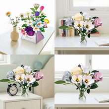 Load image into Gallery viewer, Fabulous Flowers DIY Flower Bouquet Kit for Kids Creative Arts and Crafts Gift for Girls Ages 3+, Colorful Artificial Flowers Educational STEM Toy
