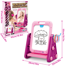 Load image into Gallery viewer, Creative Glow 3-in-1 Vanity &amp; Drawing Play Set
