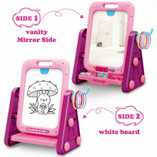 Load image into Gallery viewer, Creative Glow 3-in-1 Vanity &amp; Drawing Play Set
