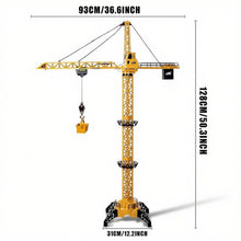 Load image into Gallery viewer, Remote Control Crane Toy Construction Vehicles Educational RC Crane Toy for Kids for Christmas Birthdays
