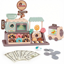 Load image into Gallery viewer, Pretend Role Play Toy Donut Shop for Boys and Girls with Donut Maker Machine, Fake Donuts, Candy with an Oven
