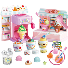 Load image into Gallery viewer, 2-in-1 Color Changing Dessert Maker Playset -Ice Cream &amp; Cake Toy with Ice Water Colour Change, Pretend Play Kitchen Toys for Kids,Birthday Gifts for Girls &amp; Boys
